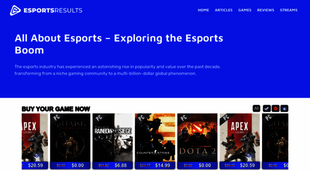 esportsresults.com