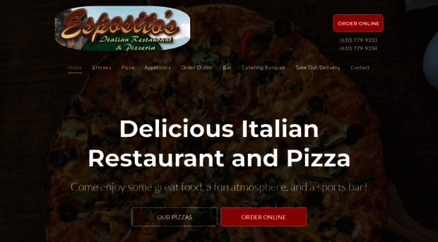 espositosrestaurantandpizza.com