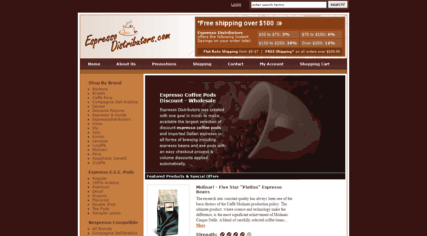 espressodistributors.com