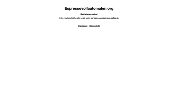 espressovollautomaten.org