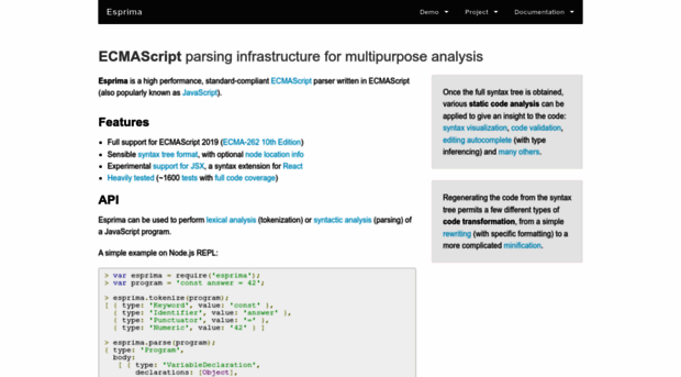esprima.org
