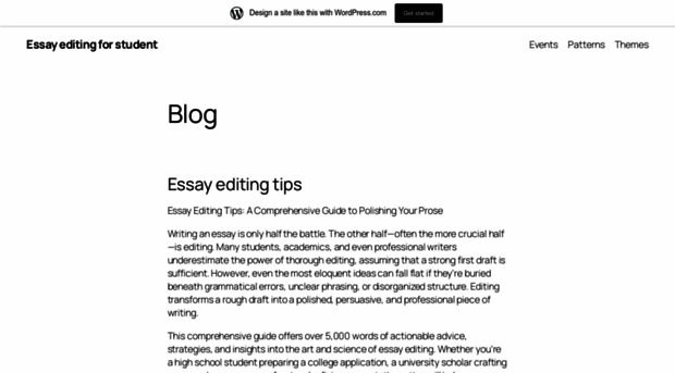 essayeditingforstudent.wordpress.com