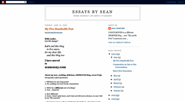 essaysbysean.blogspot.com