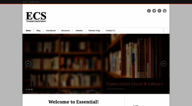 essentialchurchschool.org