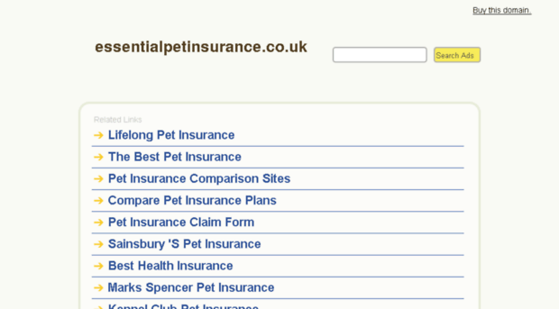 essentialpetinsurance.co.uk