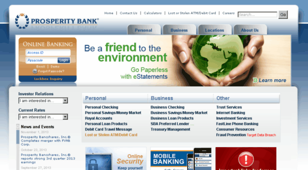 estatements.prosperitybanktx.com - Prosperity Bank ...