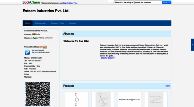 esteemindustries.lookchem.com