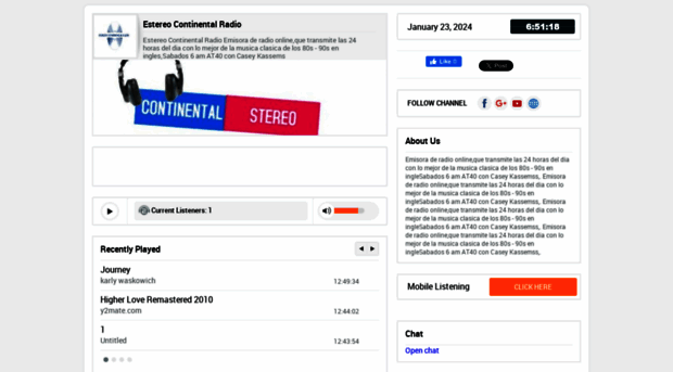 estereocontinentalra.radiostream123.com