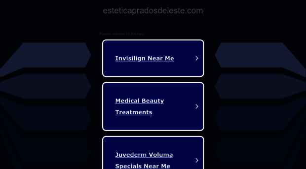 esteticapradosdeleste.com