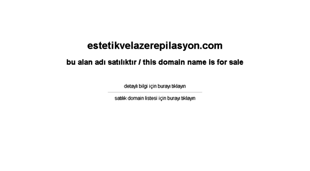 estetikvelazerepilasyon.com