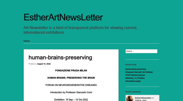 estherartnewsletters.com