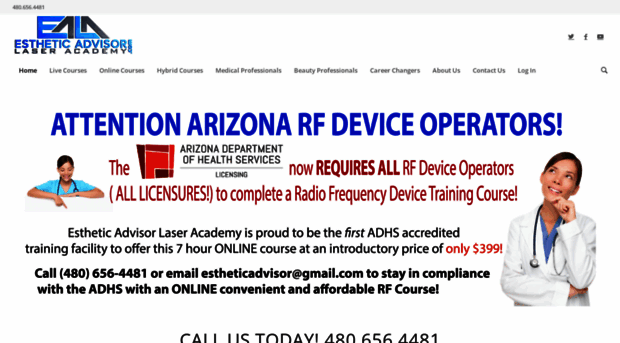 estheticadvisorlaseracademy.com