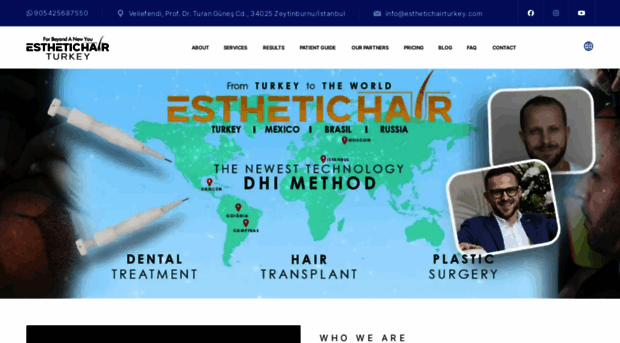 esthetichairturkey.com