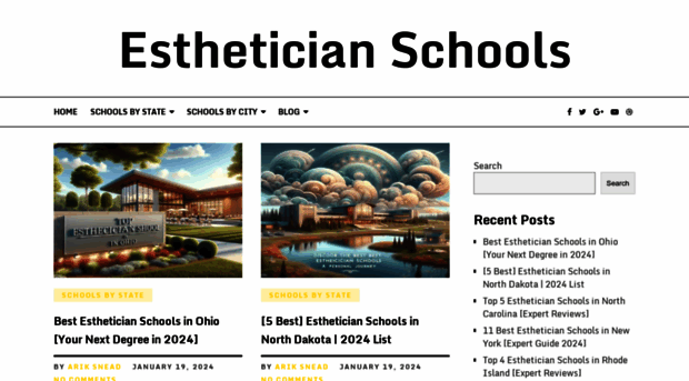 estheticianschools.net