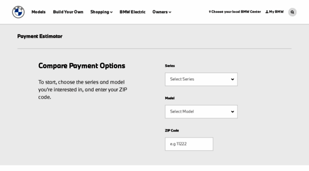 estimator.bmwusa.com