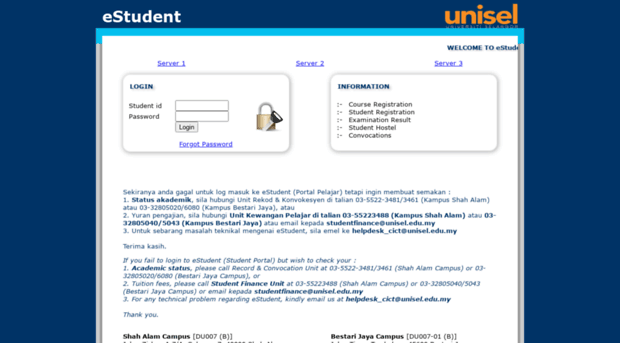 estudent3.unisel.edu.my