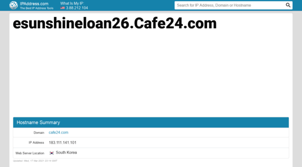 esunshineloan26.cafe24.com.ipaddress.com