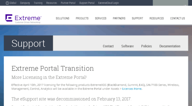 esupport.extremenetworks.com