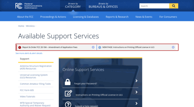 esupport.fcc.gov