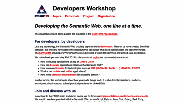 eswc2015.semdev.org