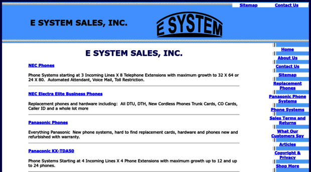 esystemsalesinc.com