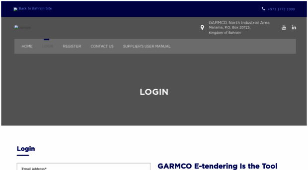 etendering.garmco.com