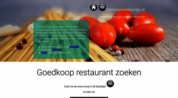 etenvooreentientje.nl