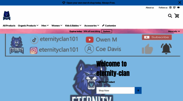 eternity-clan.myspreadshop.com
