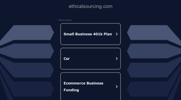 ethicalsourcing.com