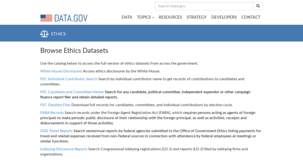 ethics.data.gov