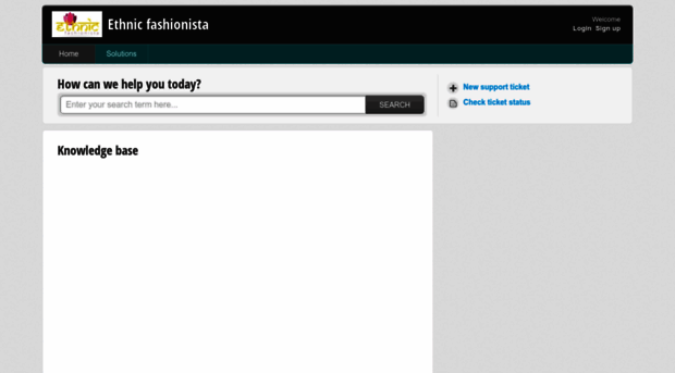 ethnicfashionista.freshdesk.com