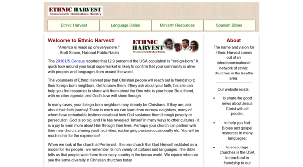 ethnicharvest.org