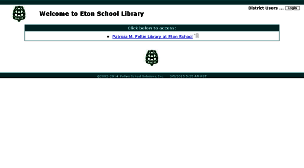 etonschool-library.follettdestiny.com