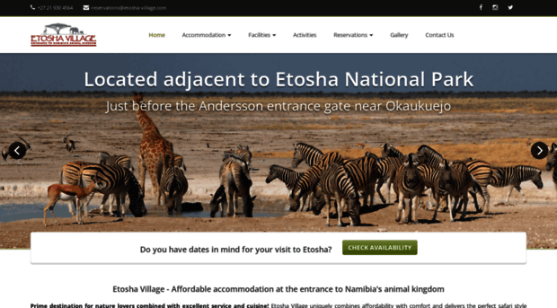 etosha-village.com