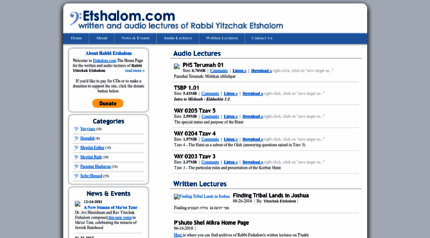 etshalom.com