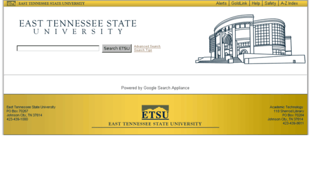 etsusearch.etsu.edu