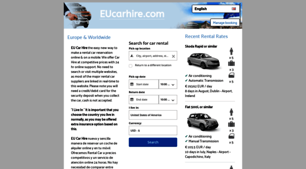 eucarhire.com