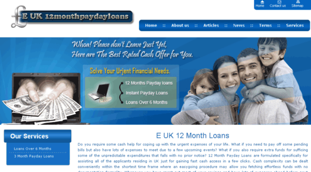 euk12monthpaydayloans.co.uk