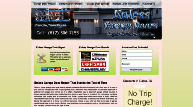 eulesstxgaragedoor.com