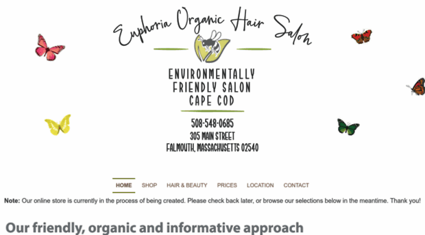 euphoriaorganicsalon.com