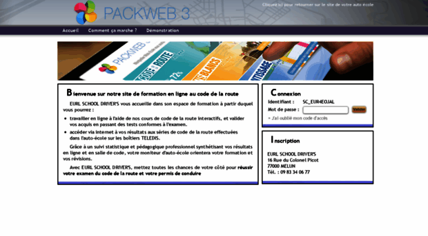 eurl-school-drivers-melun.packweb2.com