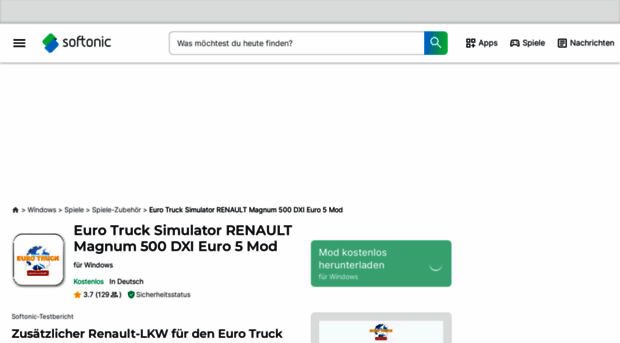 euro-truck-simulator-renault-magnum-500-dxi-euro-5-mod.softonic.de