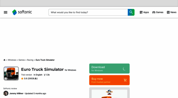 euro-truck-simulator.en.softonic.com