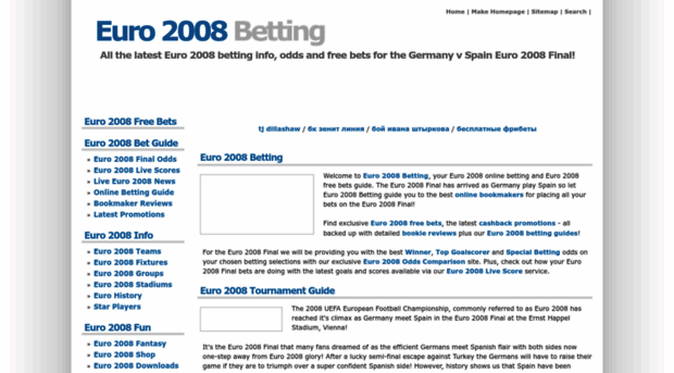 euro2008betting.com