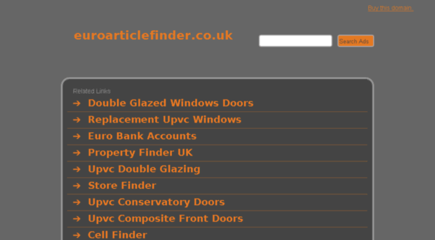 euroarticlefinder.co.uk