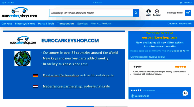 eurocarkeyshop.com