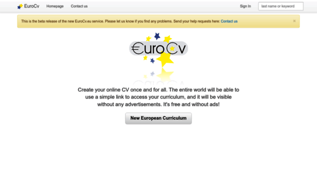 eurocv.eu
