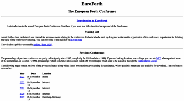 euroforth.org