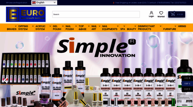 euronailsupply.com