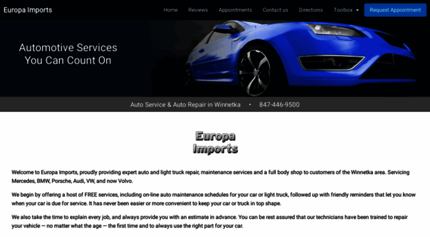 europaimports.mechanicnet.com